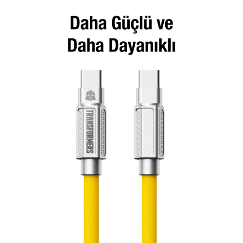 Transformers TF-A11 Hızlı Şarj Data Kablosu Type-C to Type-C