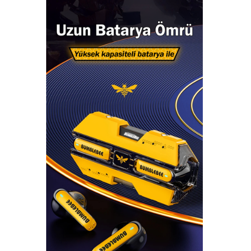 Transformers TF-T01 Bluetooth 5.4 Kulak İçi Kulaklık - Sarı - Görsel 4