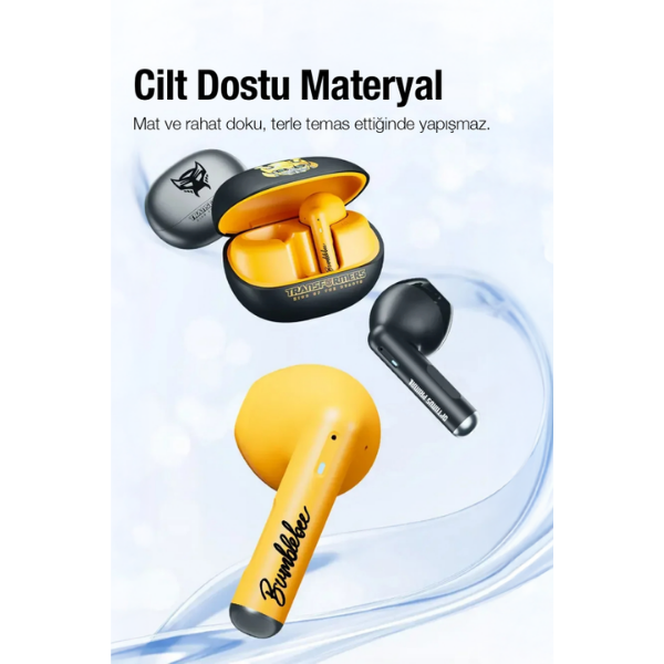 Transformers TF-T28 Bluetooth 5.4 Kulak İçi Kulaklık – Sarı 1