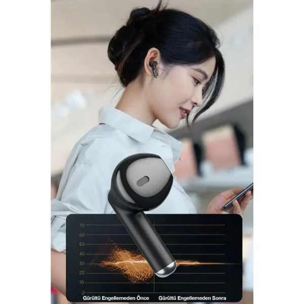 Transformers TF-T28 Bluetooth 5.4 Kulak İçi Kulaklık - Siyah - Görsel 2