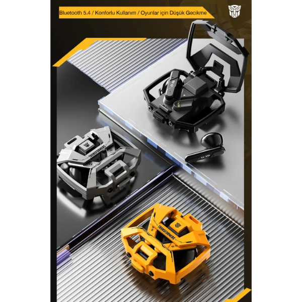 Transformers TF-T32 Bluetooth 5.4 Kulak İçi Kulaklık - Siyah - Görsel 2