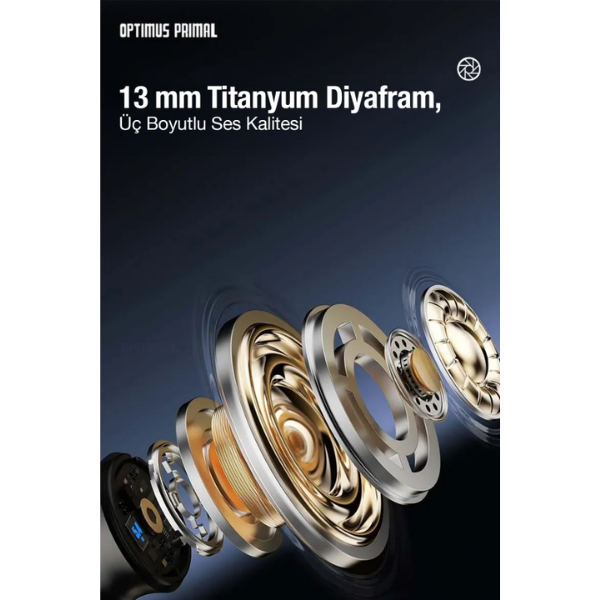 Transformers TF-T39 Bluetooth 5.4 Kulak İçi Kulaklık - Siyah - Görsel 4