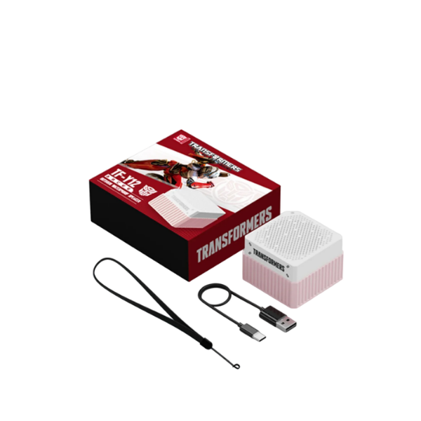 Transformers TF-Y12 Bluetooth 5.4 Mini Hoparlör IPX6 Outdoor - Pembe - Görsel 2