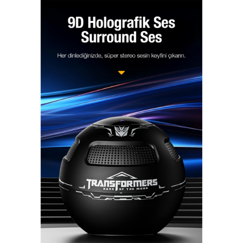 Transformers TF-Y17 Bluetooth 5.4 Hoparlör - Siyah - Görsel 2