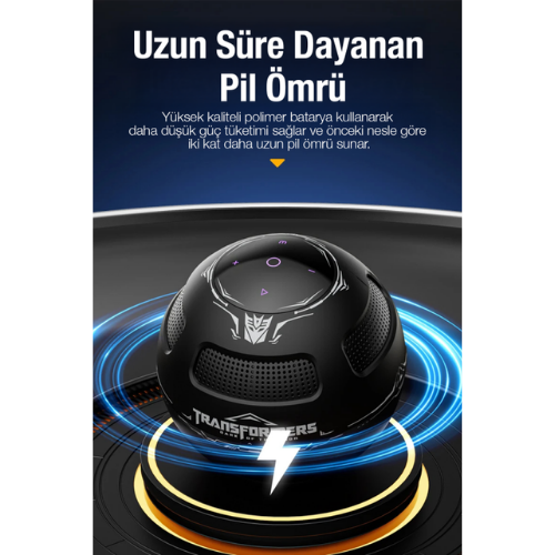 Transformers TF-Y17 Bluetooth 5.4 Hoparlör – Siyah 3
