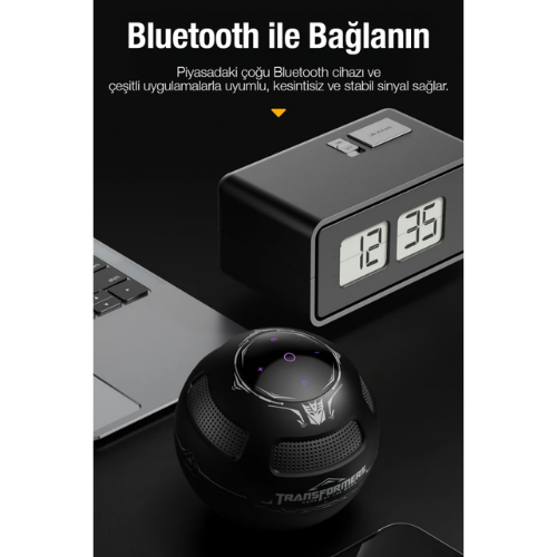Transformers TF-Y17 Bluetooth 5.4 Hoparlör – Siyah2