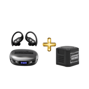 Transformers TF-T26 Pro Bluetooth Kulaklık Gri – TF-Y13 Bluetooth Hoparlör Siyah Hediye