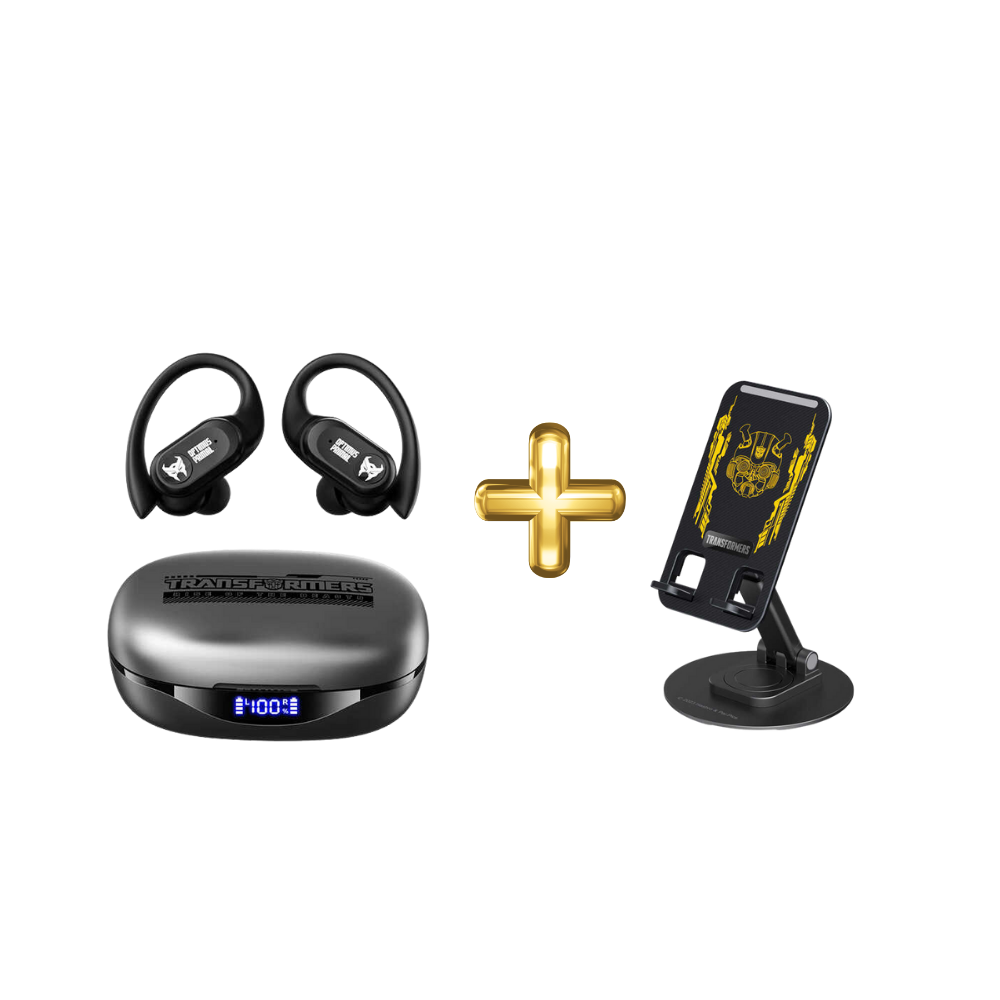 Transformers TF-T26 Pro Bluetooth Kulaklık Gri – TF-X06 Telefon Tutacağı Hediye