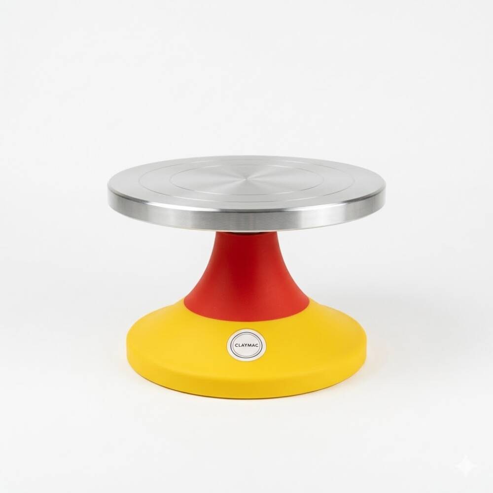 Claymac Metal Turnet (Sarı/Kırmızı, 25 cm)